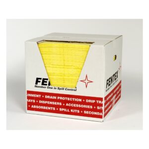 Pack of 100 (85L) Chemical Absorbent Spill Pads