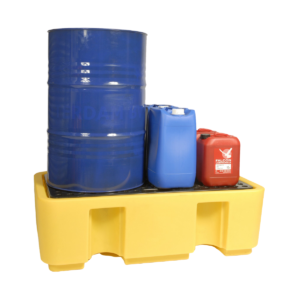 Spill Pallet 1300 x 750 x 400mm, 2 Drum, 250 Litre