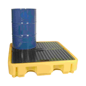 Spill Pallet 1380 x 1290 x 280mm, 4 Drum, 245 Litre