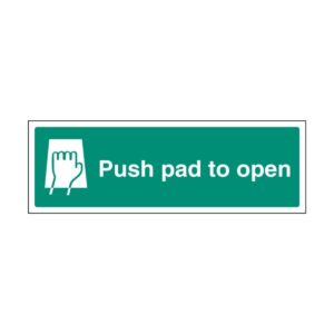 Push Pad To Open (300 x 100mm)